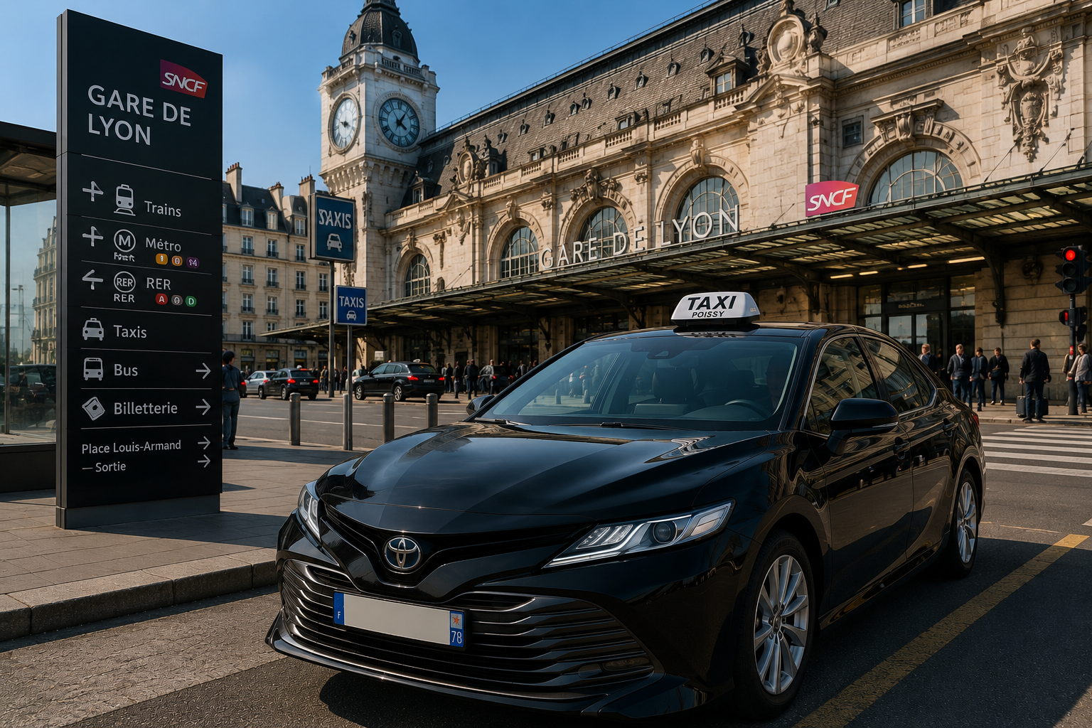 Poissy taxi for Paris train stations Poissy taxi for Paris train stations